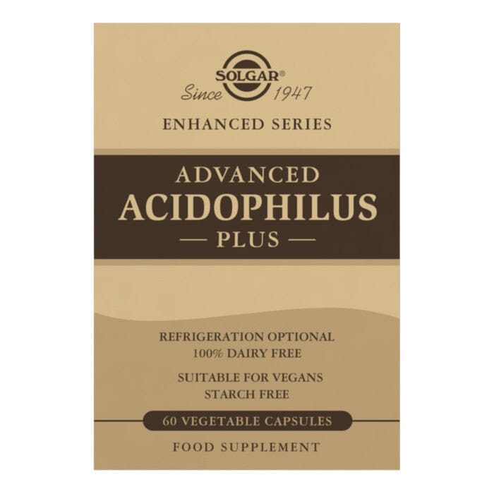 Solgar® Advanced Acidophilus Plus Vegetable Capsules - Pack of 60 Solgar