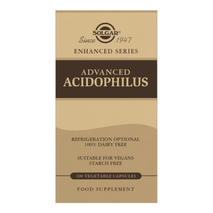 Solgar® Advanced Acidophilus Vegetable Capsules - Pack of 100 Solgar