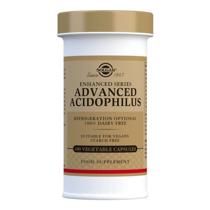 Solgar® Advanced Acidophilus Vegetable Capsules - Pack of 100 Solgar