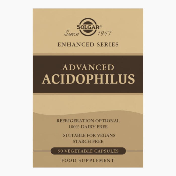 Solgar® Advanced Acidophilus Vegetable Capsules - Pack of 50 Solgar