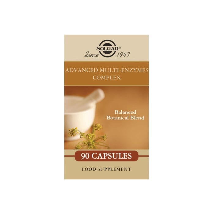 Solgar® Advanced Multi-Enzyme Complex Vegetable Capsules - Pack of 90 Solgar