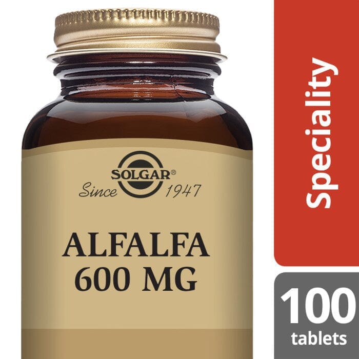 Solgar® Alfalfa 600 mg Tablets - Pack of 100 Solgar