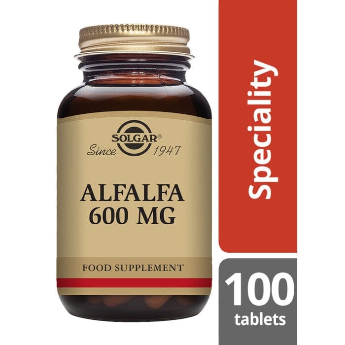 Solgar® Alfalfa 600 mg Tablets - Pack of 100 Solgar