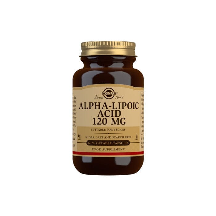 Solgar® Alpha-Lipoic Acid 120 mg Vegetable Capsules - Pack of 60 Solgar