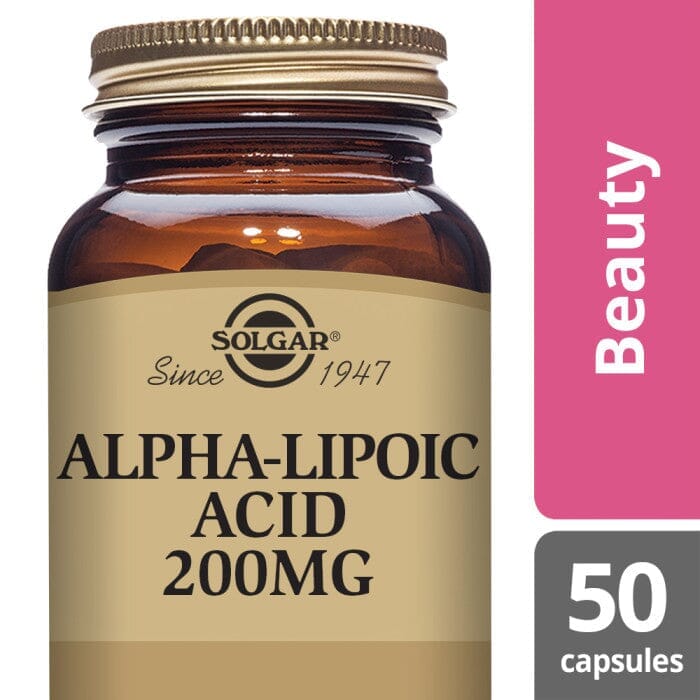 Solgar® Alpha-Lipoic Acid 200 mg Vegetable Capsules - Pack of 50 Solgar
