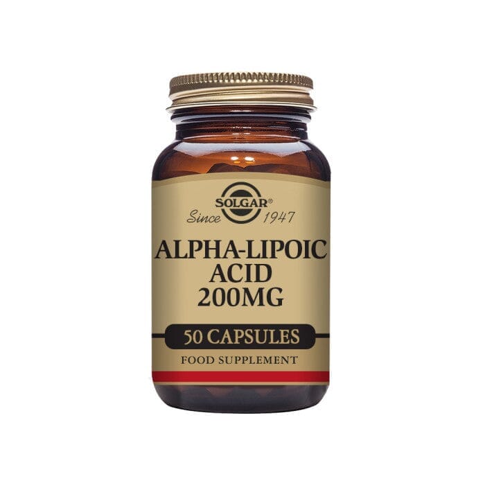 Solgar® Alpha-Lipoic Acid 200 mg Vegetable Capsules - Pack of 50 Solgar