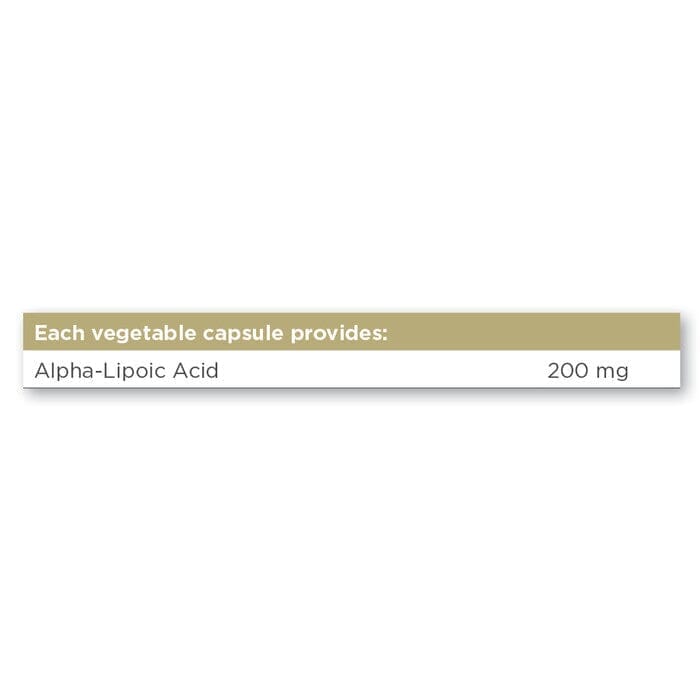 Solgar® Alpha-Lipoic Acid 200 mg Vegetable Capsules - Pack of 50 Solgar
