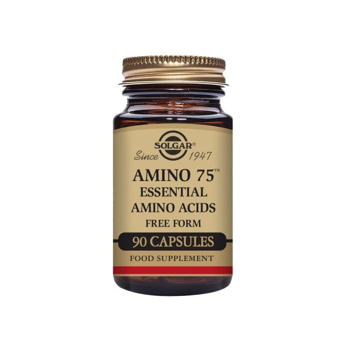 Solgar® Amino 75 Essential Amino Acids Vegetable Capsules - Pack of 90 Solgar
