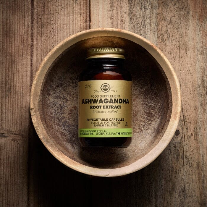 Solgar® Ashwagandha Root Extract Vegetable Capsules - Pack of 60 Solgar