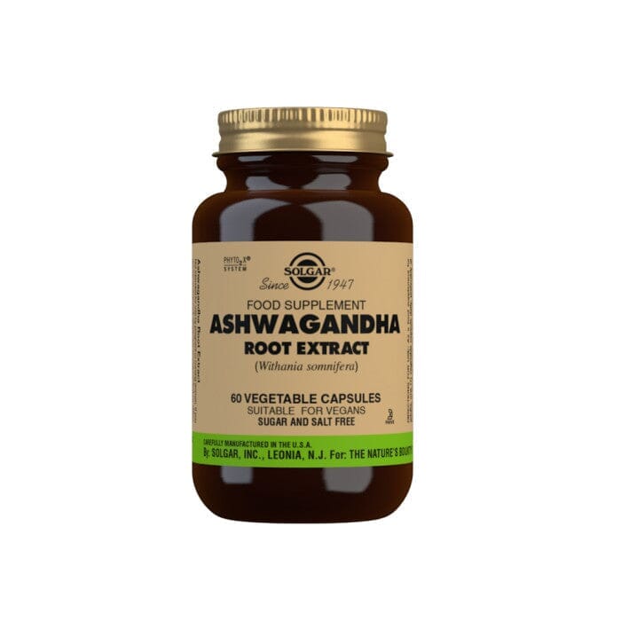 Solgar® Ashwagandha Root Extract Vegetable Capsules - Pack of 60 Solgar