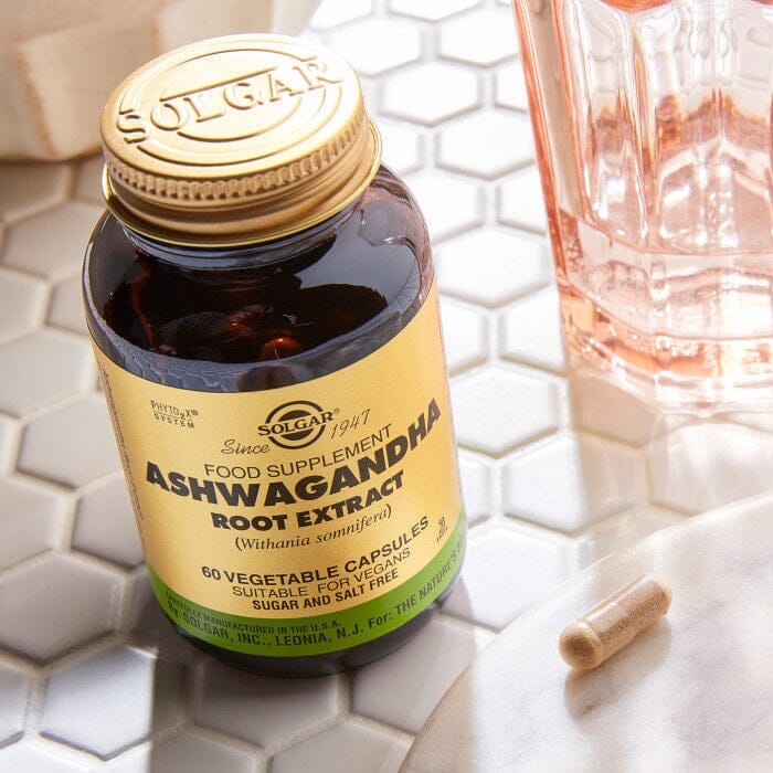 Solgar® Ashwagandha Root Extract Vegetable Capsules - Pack of 60 Solgar