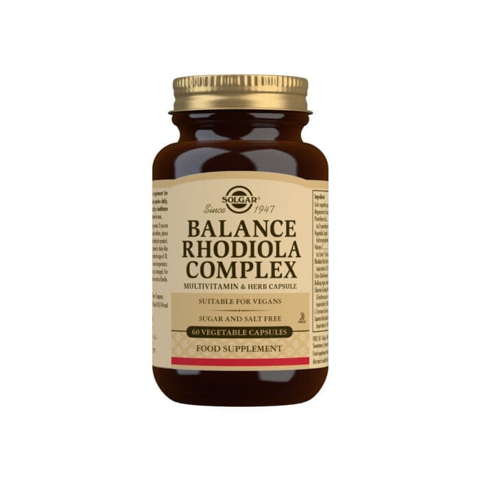 Solgar® Balance Rhodiola Complex Vegetable Capsules - Pack of 60 Solgar