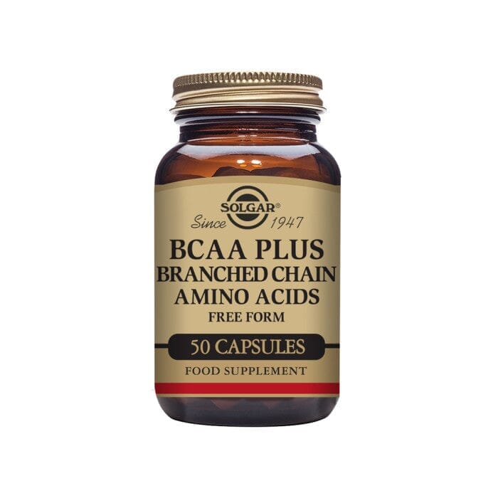 Solgar® BCAA Plus Vegetable Capsules - Pack of 50 Solgar