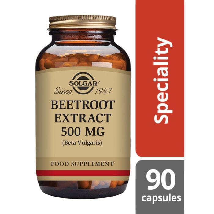 Solgar® Beetroot Extract 500 mg Vegetable Capsules - Pack of 90 Solgar