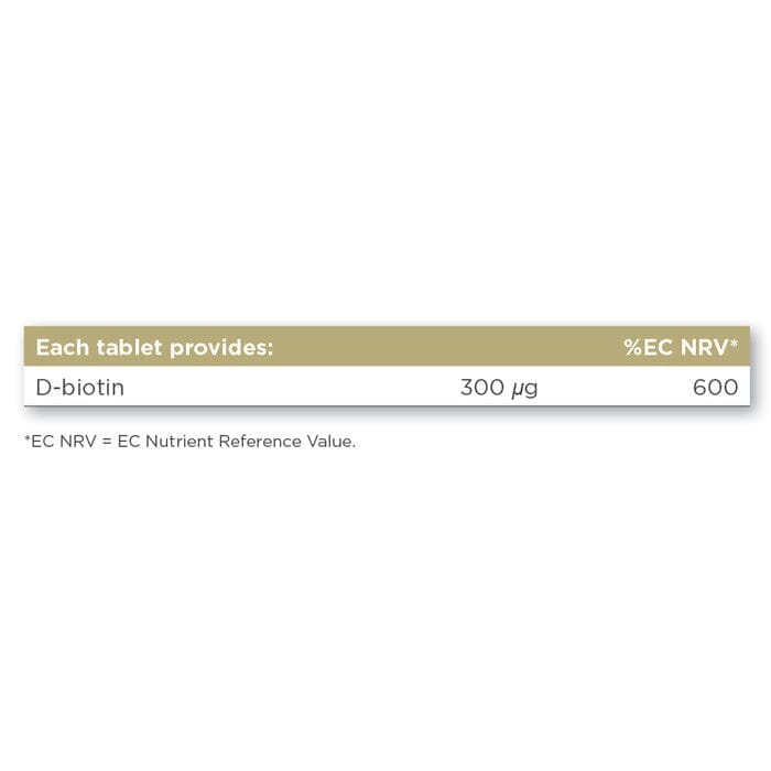 Solgar® Biotin 300 µg Tablets - Pack of 100 Solgar