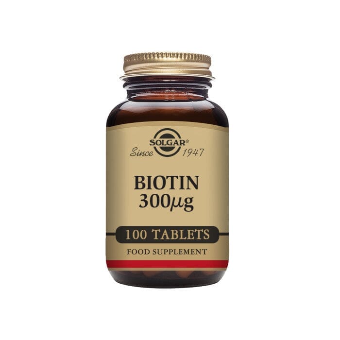 Solgar® Biotin 300 µg Tablets - Pack of 100 Solgar