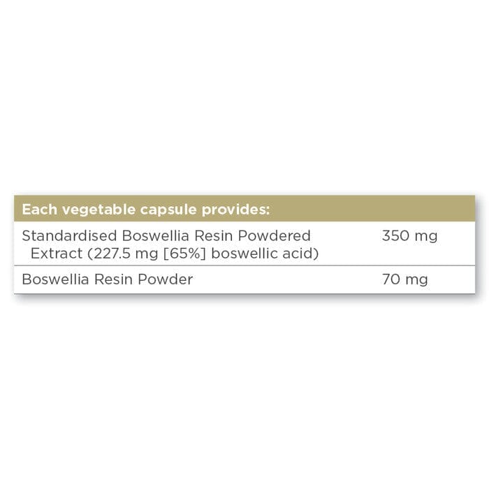 Solgar® Boswellia Resin Extract Vegetable Capsules - Pack of 60 Solgar