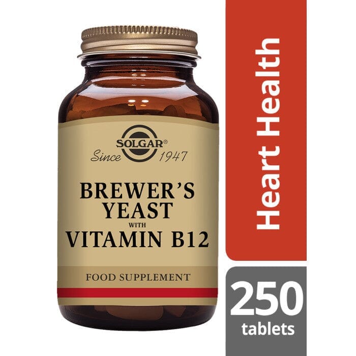 Solgar® Brewer's Yeast with Vitamin B12 Tablets - Pack of 250 Solgar