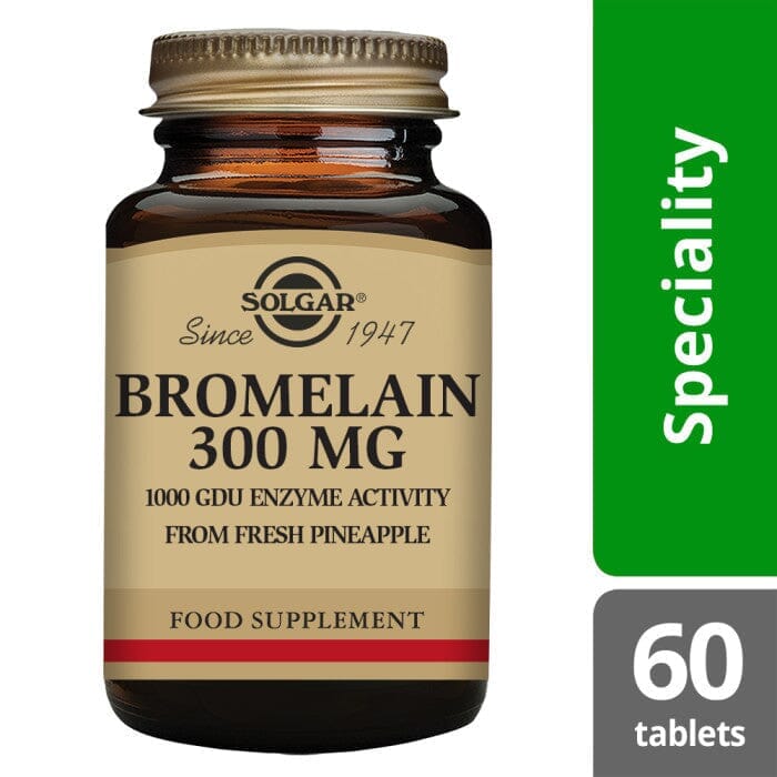 Solgar® Bromelain 300 mg Capsules - Pack of 60 Solgar