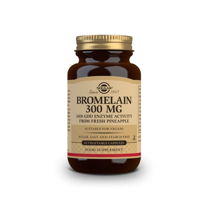 Solgar® Bromelain 300 mg Capsules - Pack of 60 Solgar