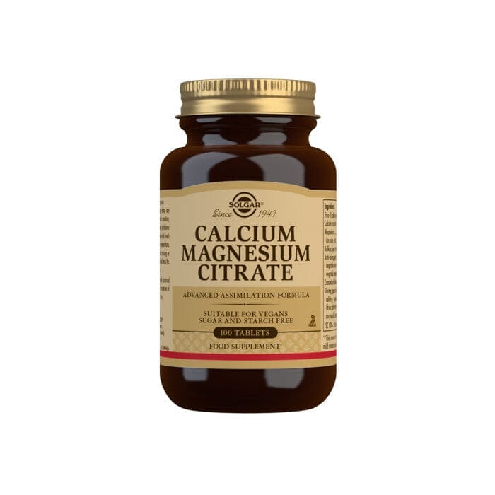 Solgar® Calcium Magnesium Citrate Tablets - Pack of 100 Solgar