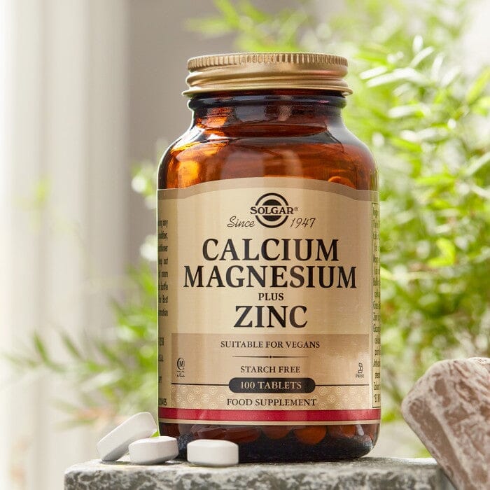Solgar® Calcium Magnesium Plus Zinc Tablets - Pack of 100 Solgar
