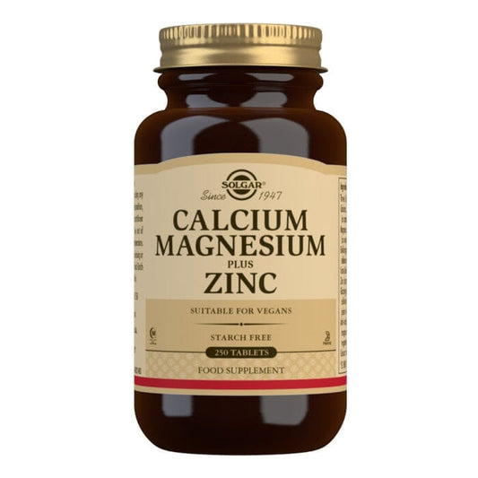Solgar® Calcium Magnesium Plus Zinc Tablets - Pack of 250 Solgar
