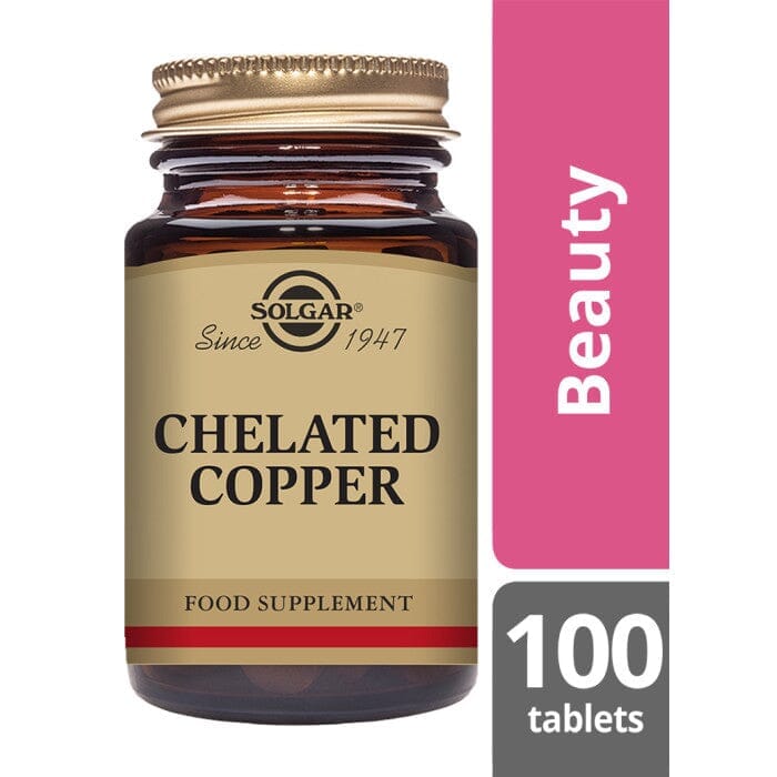 Solgar® Chelated Copper Tablets - Pack of 100 Solgar