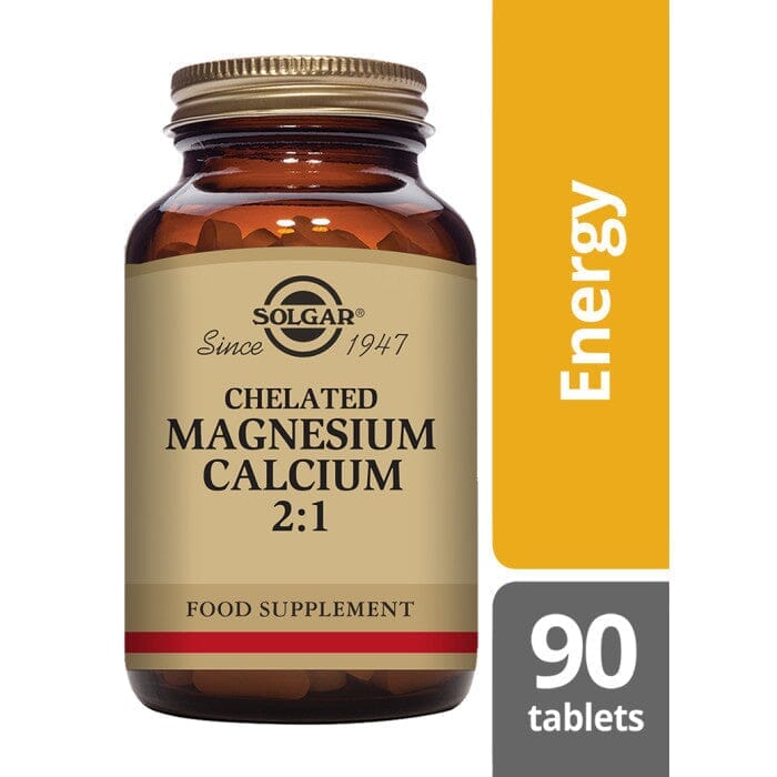 Solgar® Chelated Magnesium Calcium 2:1 Tablets - Pack of 90 Solgar