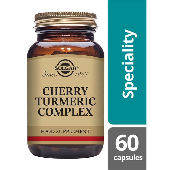 Solgar® Cherry Turmeric Complex Vegetable Capsules - Pack of 60 Solgar