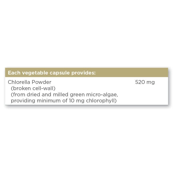 Solgar® Chlorella 520 mg Vegetable Capsules - Pack of 100 Solgar