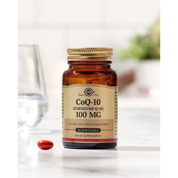Solgar® CoQ-10 (Coenzyme Q-10) 100 mg Softgels - Pack of 30 Solgar