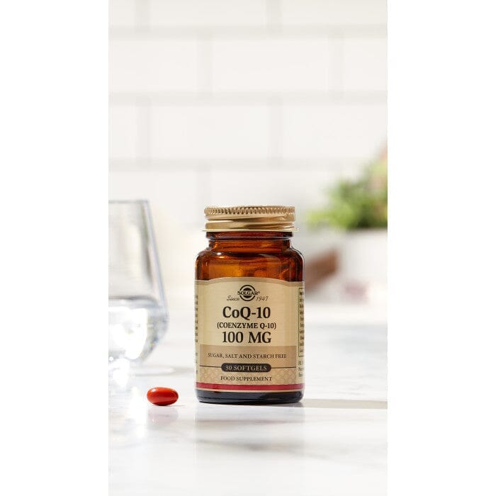 Solgar® CoQ-10 (Coenzyme Q-10) 100 mg Softgels - Pack of 30 Solgar