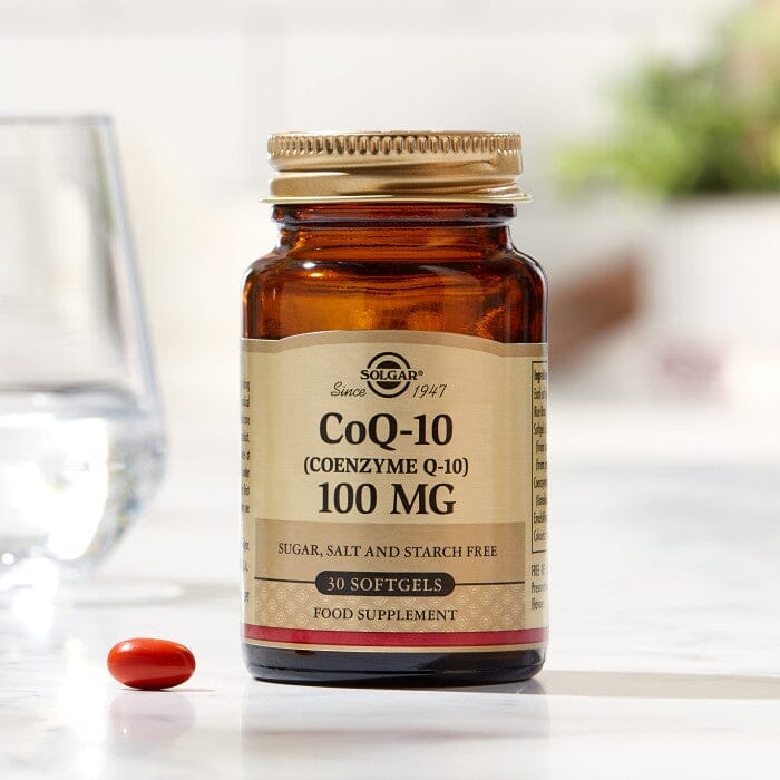 Solgar® CoQ-10 (Coenzyme Q-10) 100 mg Softgels - Pack of 30 Solgar
