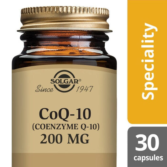 Solgar® CoQ-10 (Coenzyme Q-10) 200 mg Vegetable Capsules - Pack of 30 Solgar