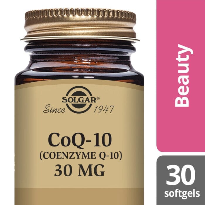 Solgar® CoQ-10 (Coenzyme Q-10) 30 mg Softgels - Pack of 30 Solgar