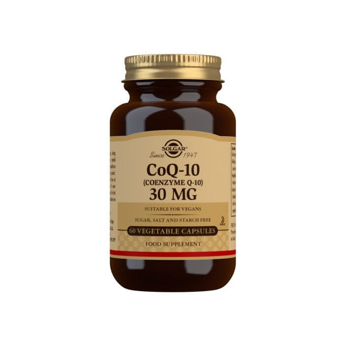 Solgar® CoQ-10 (Coenzyme Q-10) 30 mg Vegetable Capsules - Pack of 60 Solgar