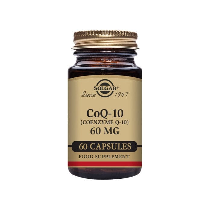 Solgar® CoQ-10 (Coenzyme Q-10) 60 mg Vegetable Capsules - Pack of 60 Solgar