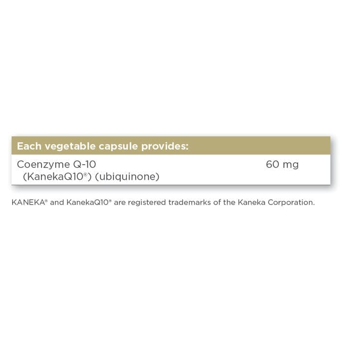 Solgar® CoQ-10 (Coenzyme Q-10) 60 mg Vegetable Capsules - Pack of 60 Solgar