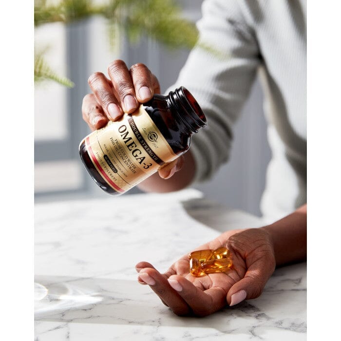 Solgar® Double Strength Omega-3 Softgels - Pack of 120 Solgar