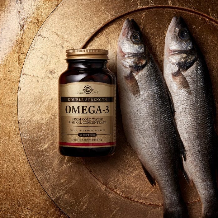 Solgar® Double Strength Omega-3 Softgels - Pack of 120 Solgar