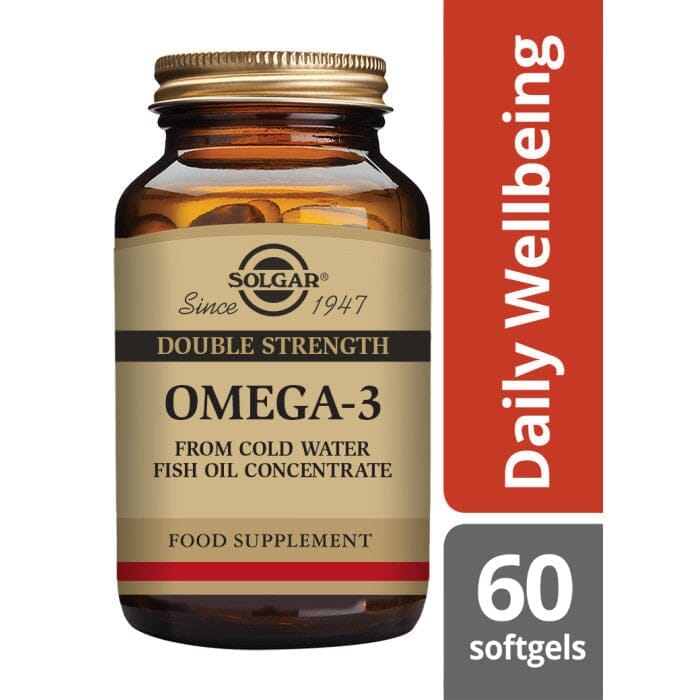 Solgar® Double Strength Omega-3 Softgels - Pack of 60 Solgar