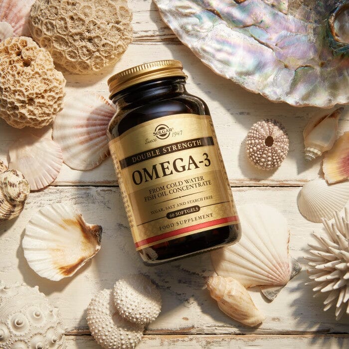 Solgar® Double Strength Omega-3 Softgels - Pack of 60 Solgar