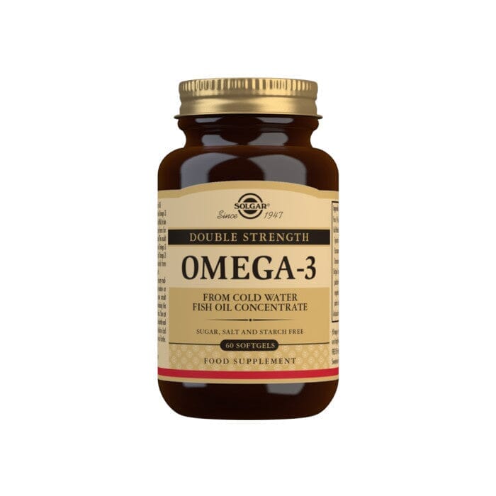 Solgar® Double Strength Omega-3 Softgels - Pack of 60 Solgar