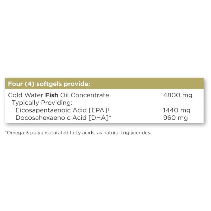 Solgar® Double Strength Omega-3 Softgels - Pack of 60 Solgar