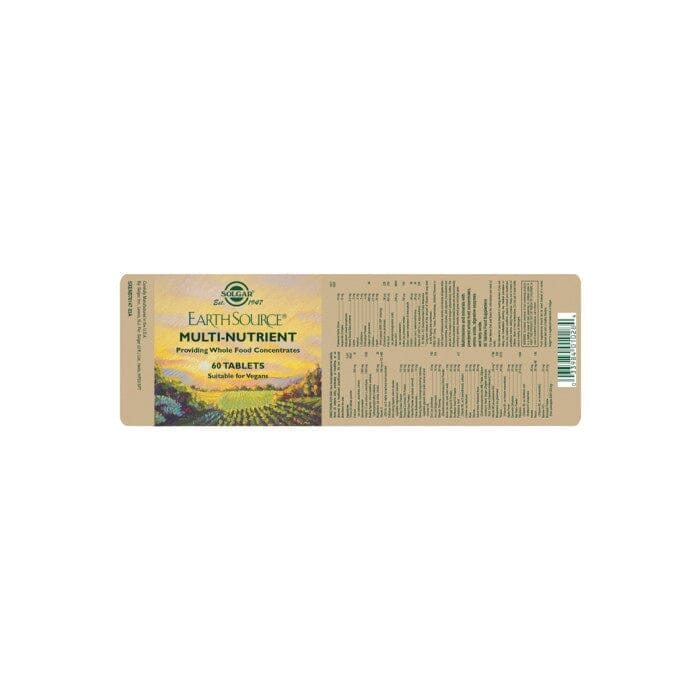 Solgar® Earth Source Multi Nutrient Tablets - Pack of 60 Solgar