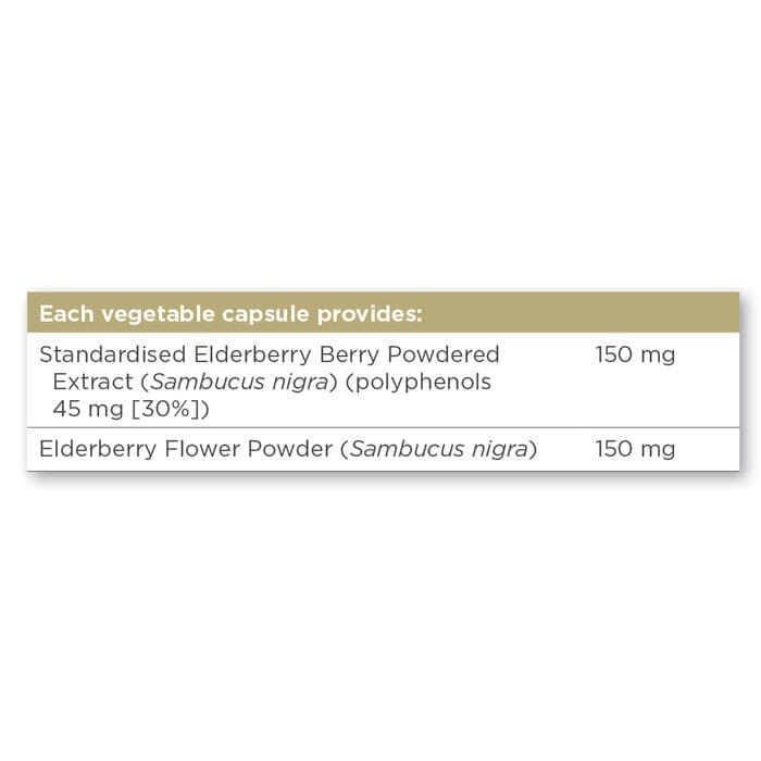 Solgar® Elderberry Extract Vegetable Capsules - Pack of 60 Solgar