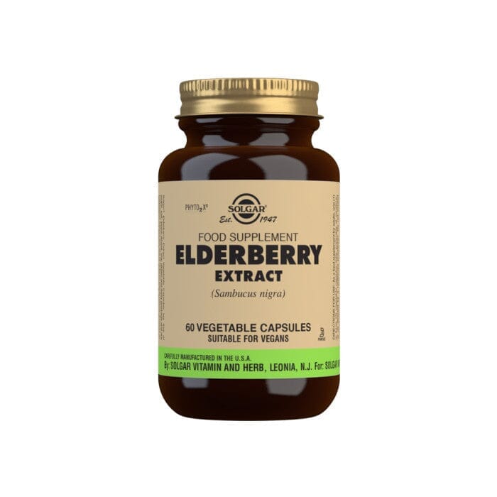Solgar® Elderberry Extract Vegetable Capsules - Pack of 60 Solgar