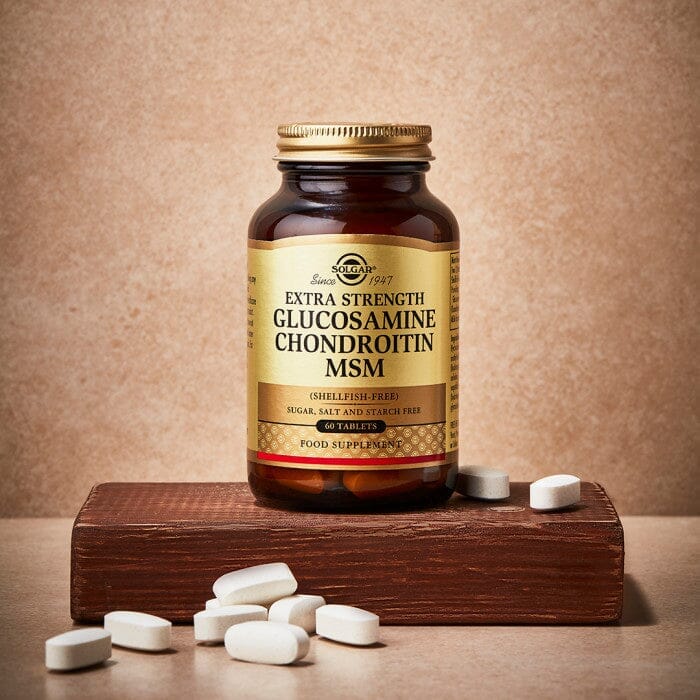 Solgar® Extra Strength Glucosamine Chondroitin MSM Tablets - Pack of 60 Solgar