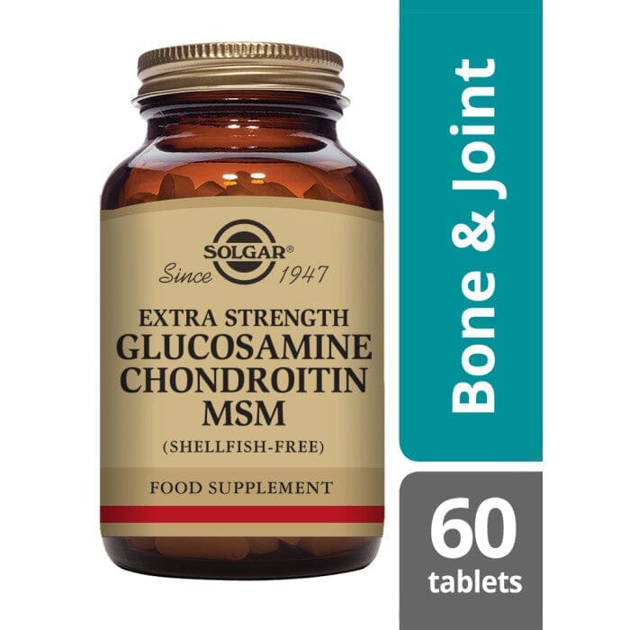 Solgar® Extra Strength Glucosamine Chondroitin MSM Tablets - Pack of 60 Solgar